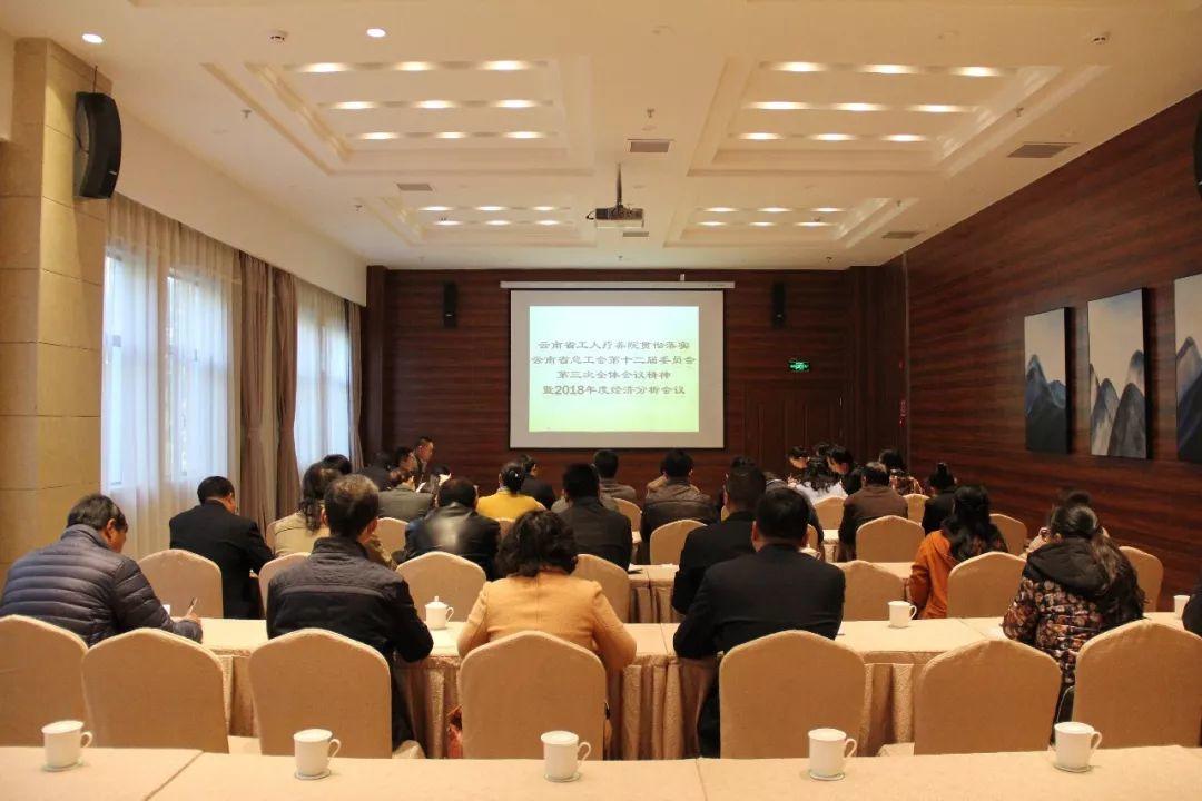 【工疗动态】云南省工人疗养院召开学习贯彻落实云南省总工会第十二届委员会第三次全体会议精神暨2018年度经济分析会议